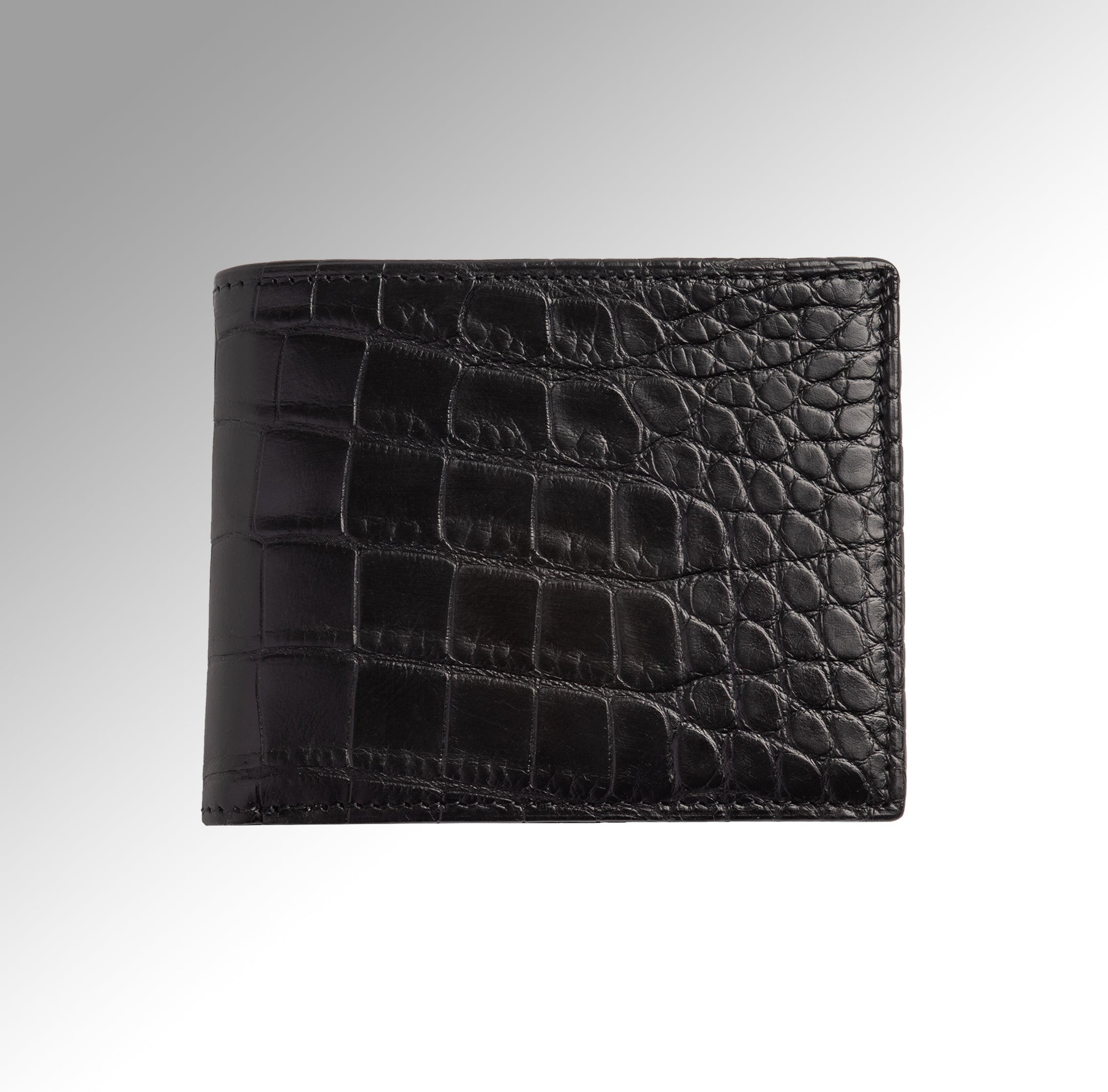 MATTE ALLIGATOR FLIP ID WALLET