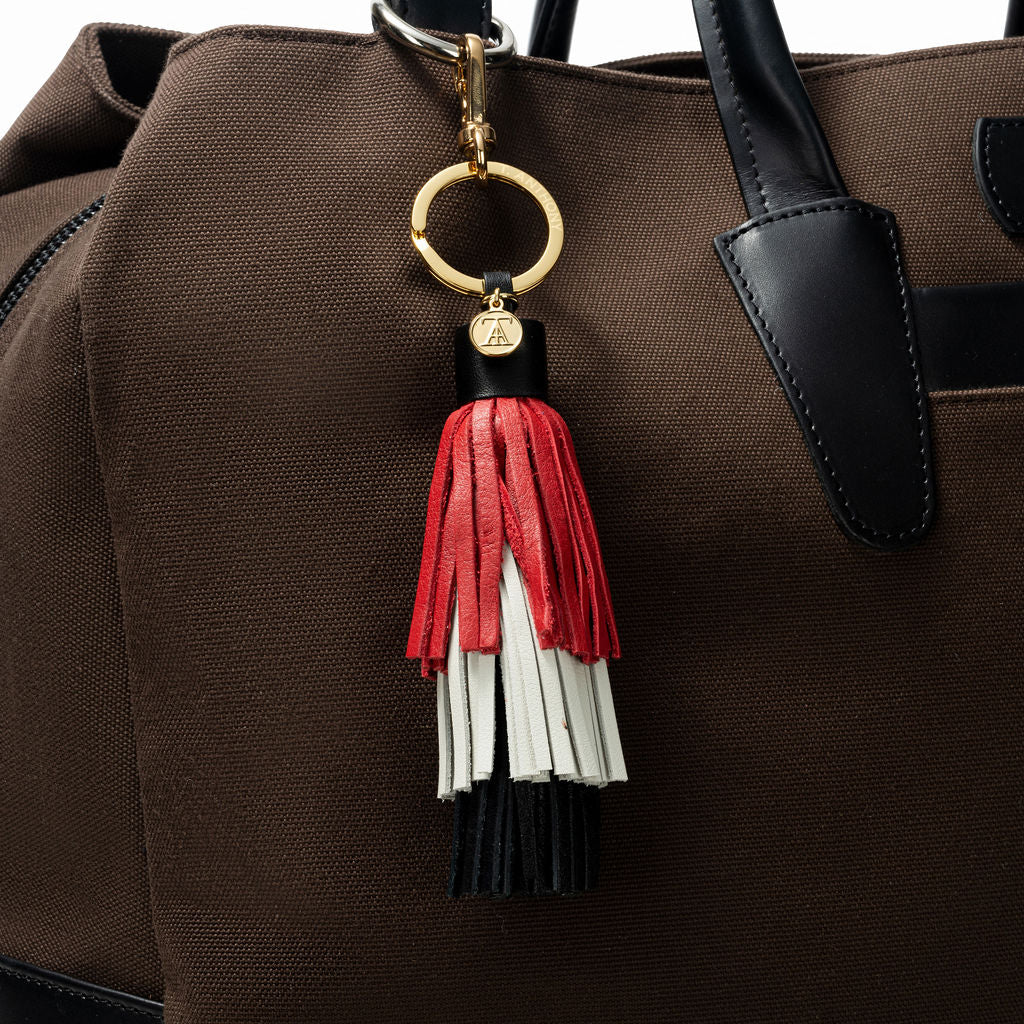 HANDBAG TASSEL 3-TIERED COLOR