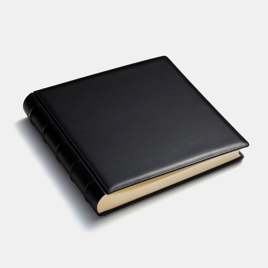 LARGE LEATHER SCRAP BOOK