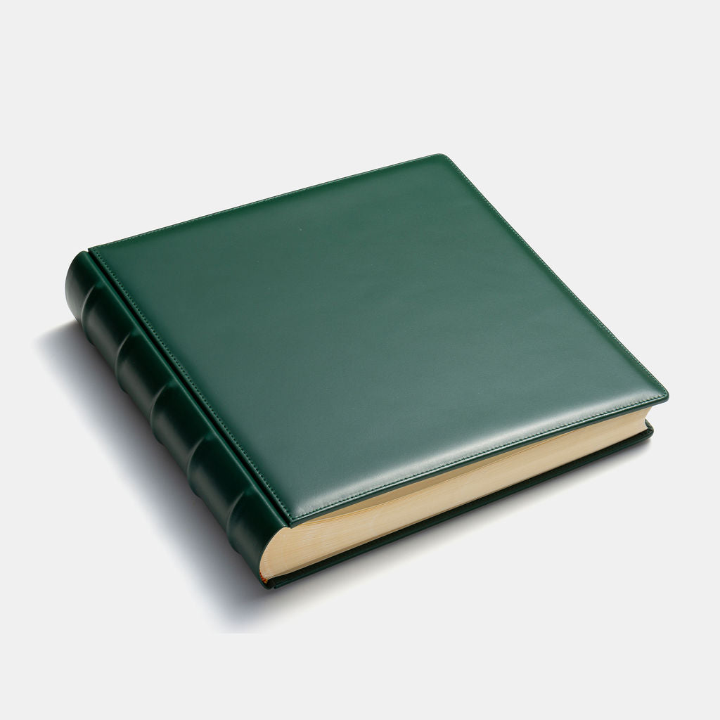 LARGE LEATHER SCRAP BOOK