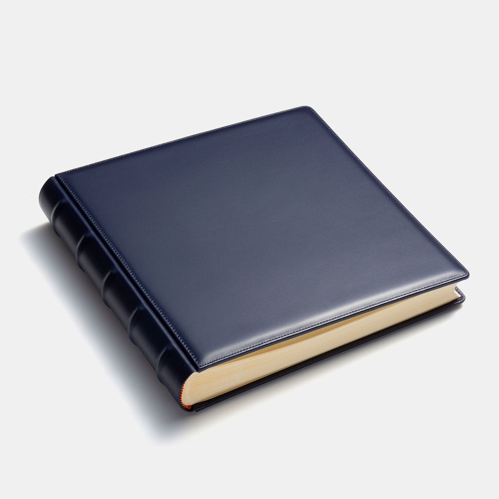 LARGE LEATHER SCRAP BOOK