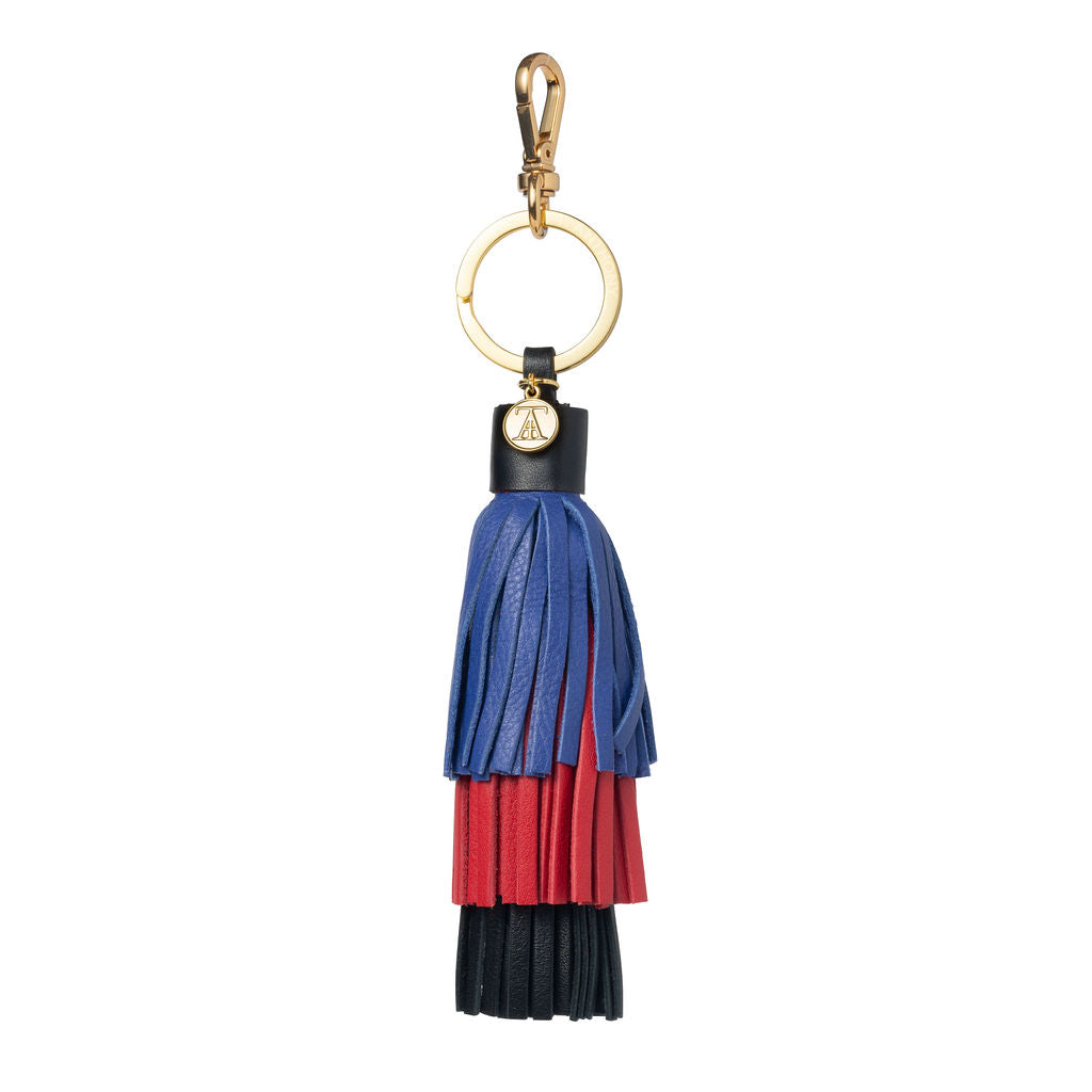 HANDBAG TASSEL 3-TIERED COLOR