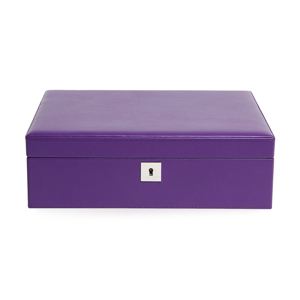CALF LEATHER LARGE JEWELRY BOX