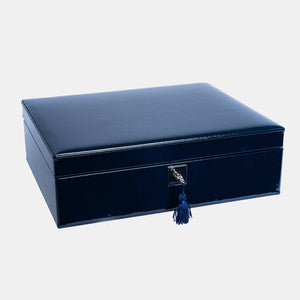 CALF LEATHER LARGE JEWELRY BOX