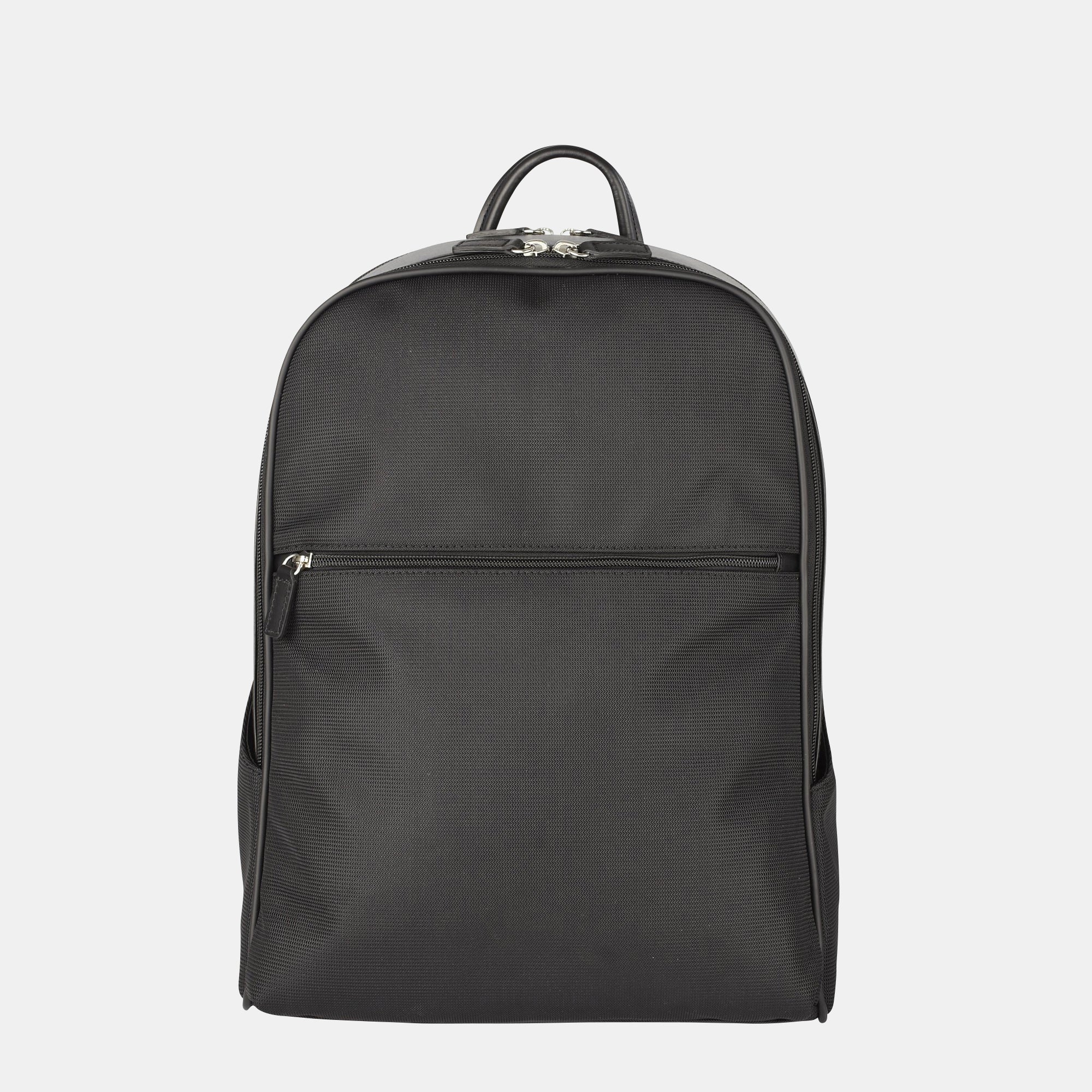 rains field backpack NYLON BUSINESS BACKPACK Black