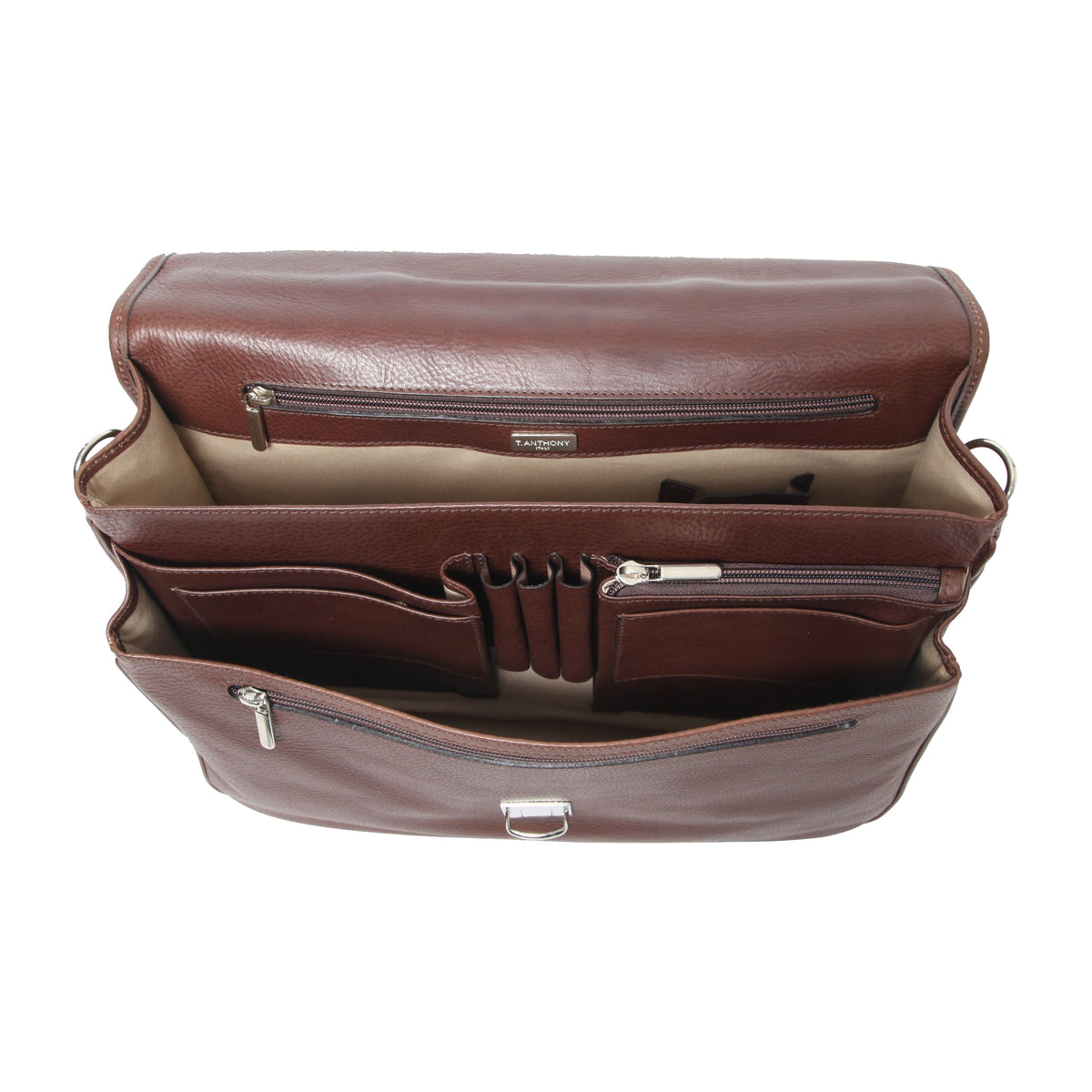 VINTAGE FLAP BRIEFCASE - T. Anthony