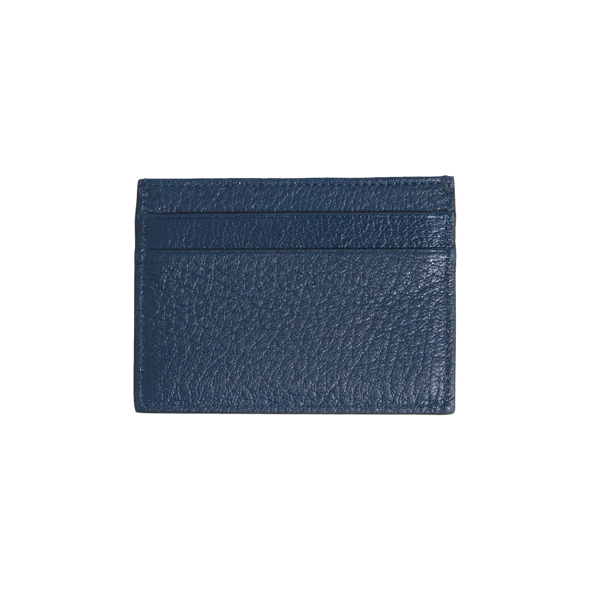 BLUE leather card case