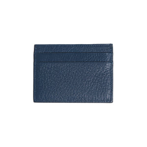 BLUE leather card case