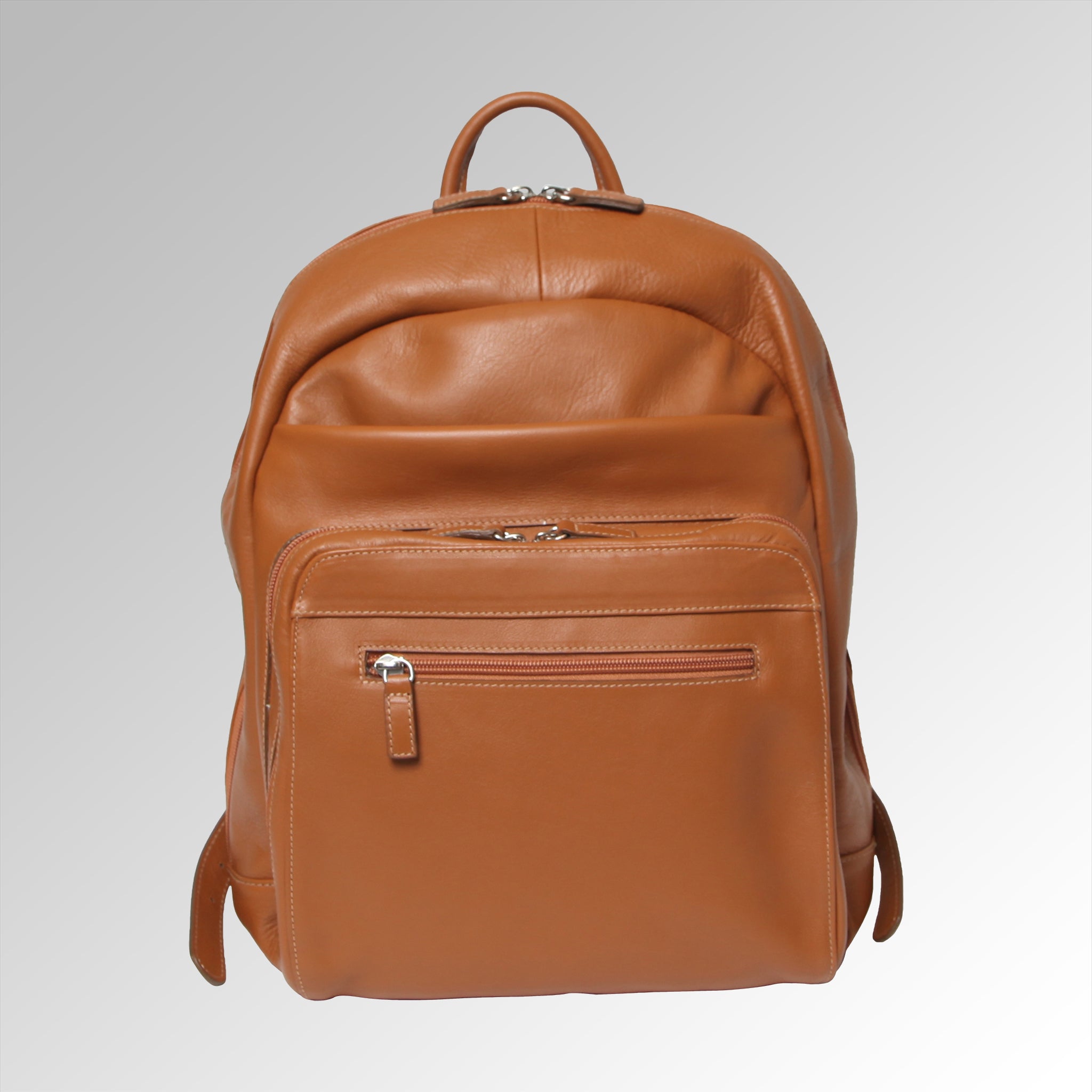 Tan leather clearance backpack