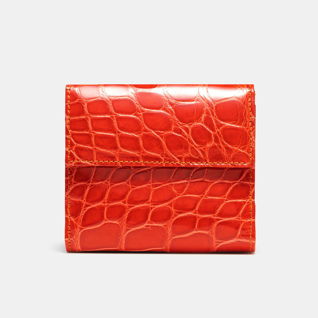 MATTE ALLIGATOR CREDIT CARD CASE - T. Anthony