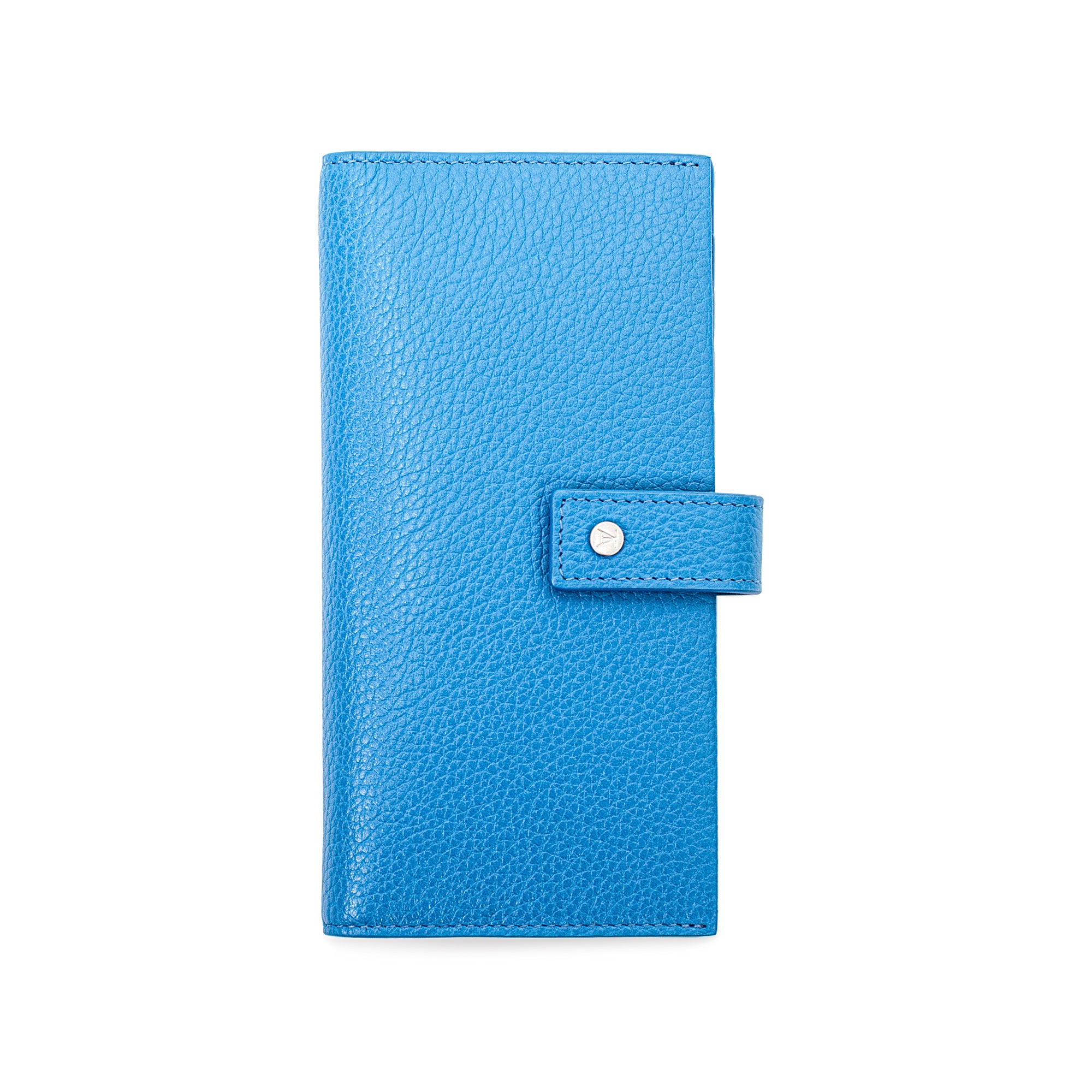 Top Zip Card Holder - Blue – VONI Los Angeles